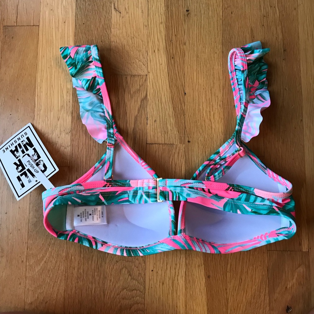 New Ruffle Strap Bikini Top - Picture 4 of 7